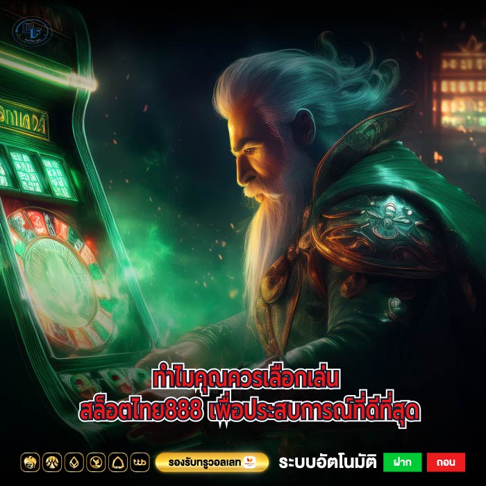 ทำไมคุณควรเลือกเล่น สล็อตไทย888 เพื่อประสบการณ์ที่ดีที่สุด